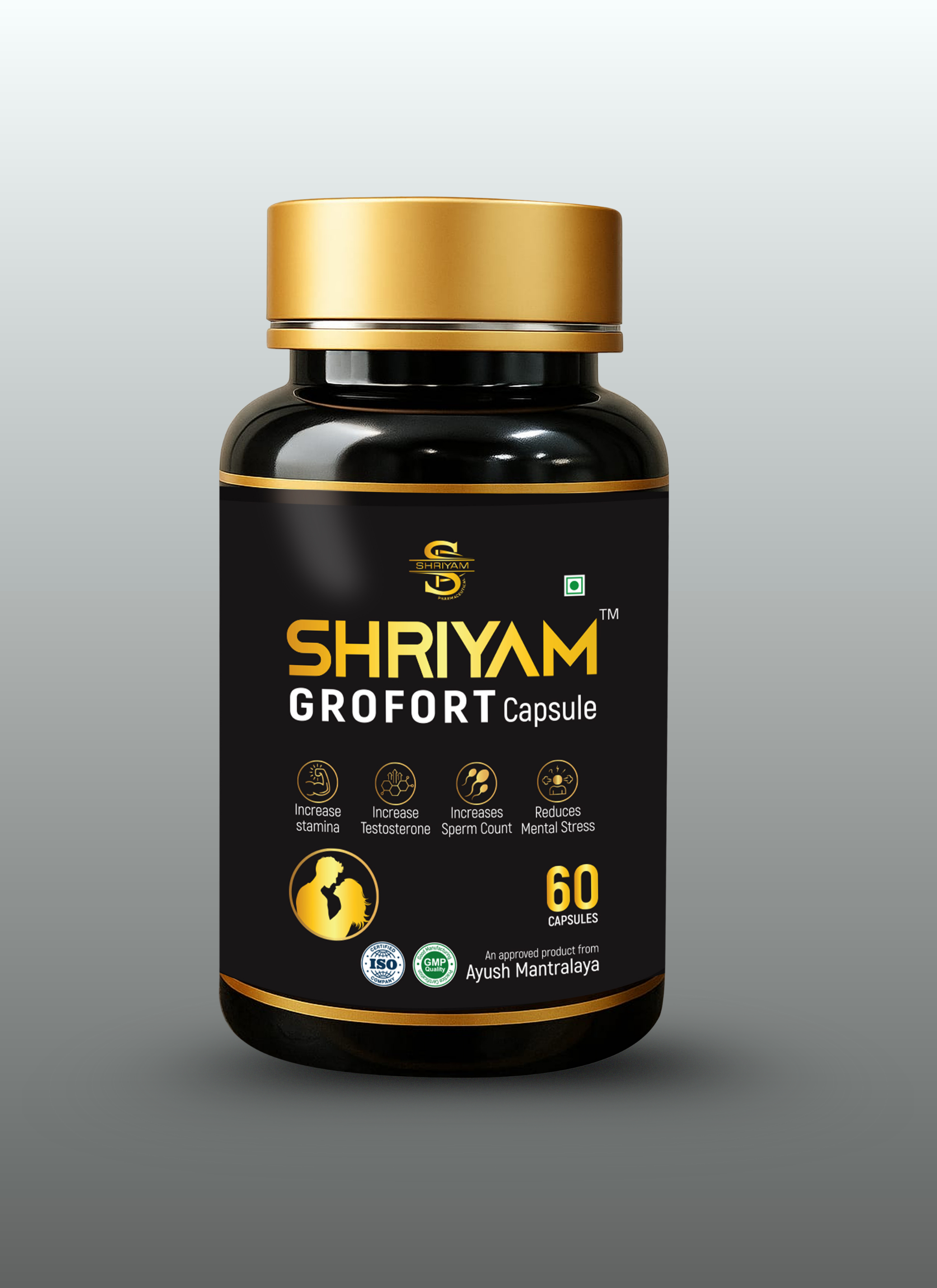 Shriyam Grofort Capsule 500mg (60 Caps)