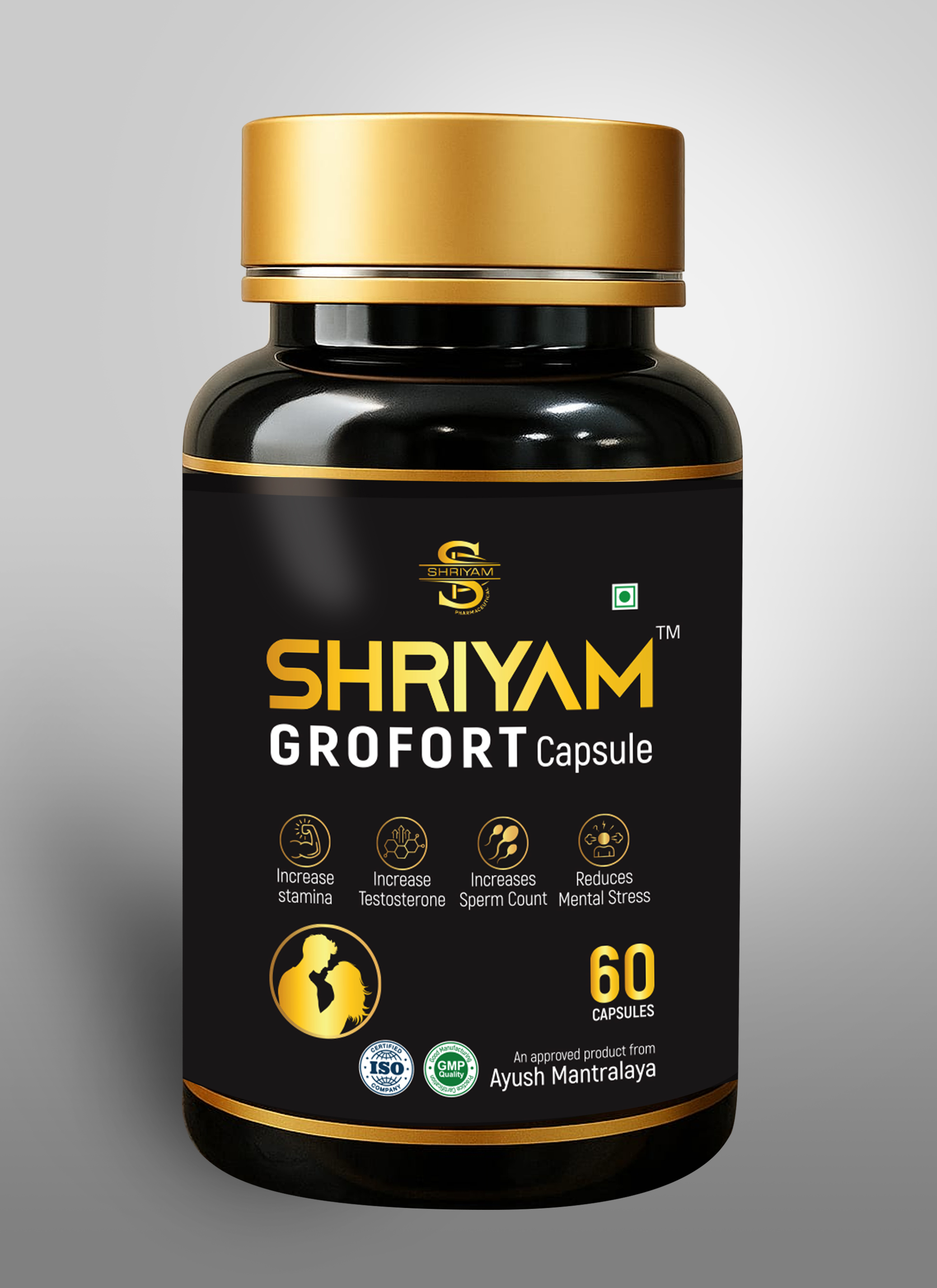 Shriyam Grofort Capsule 500mg (60 Caps)